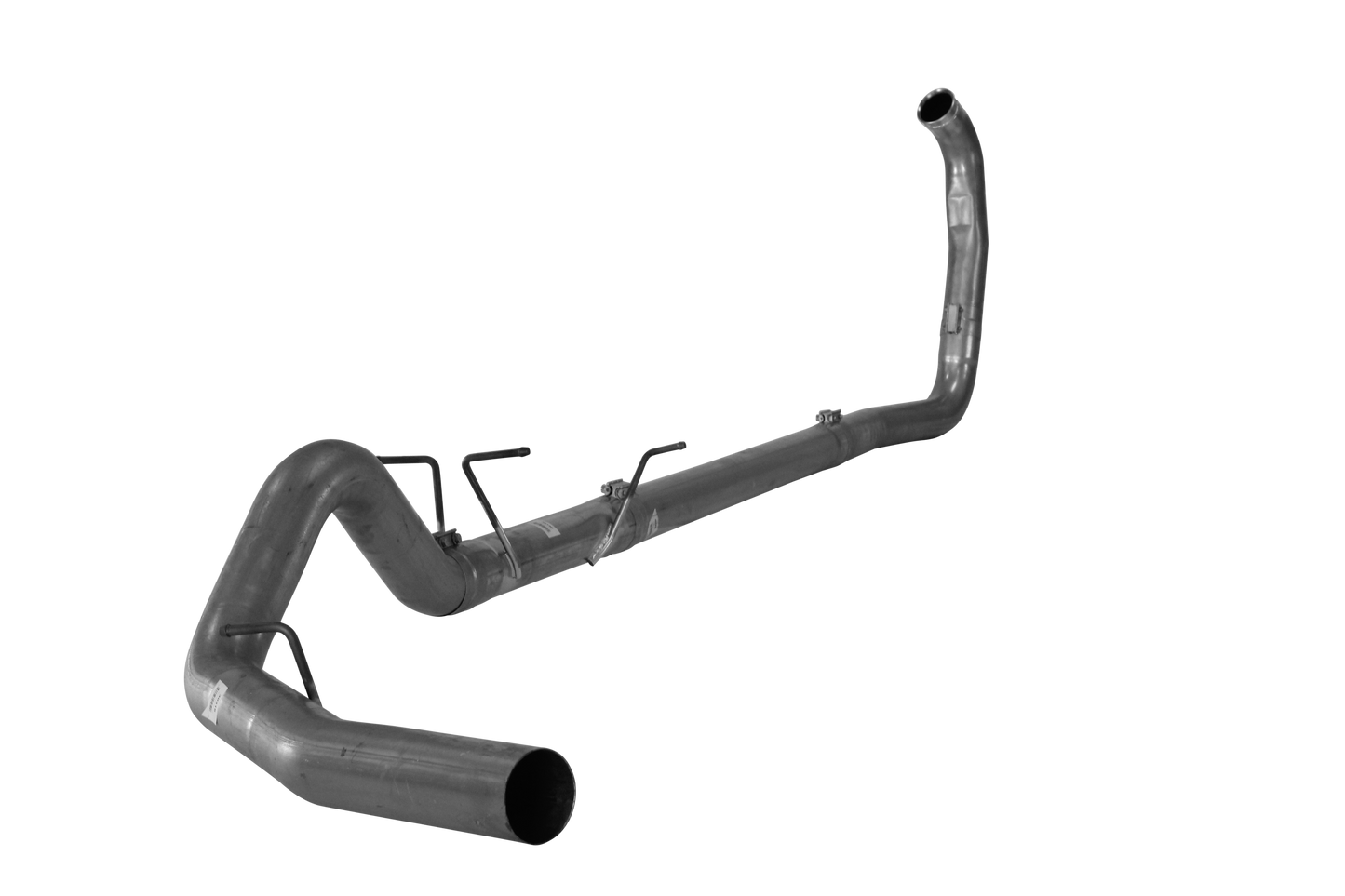 4" SS Turbo Back Single Automatic Only No Muffler | 2003-2007 Ford 6.0L F250/350/Harley Powerstroke