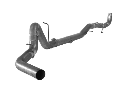 4" SS Downpipe Back Single No Muffler| 2011-2015 GM 2500/3500 6.6L DURAMAX