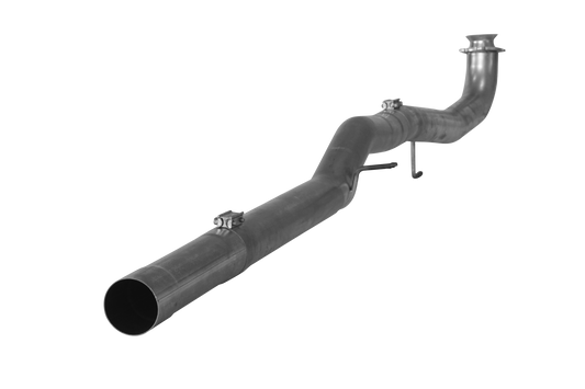 4" SS Cat & DPF Race Pipes No Muffler | 2017-2023 GM 2500/3500 6.6L DURAMAX L5P