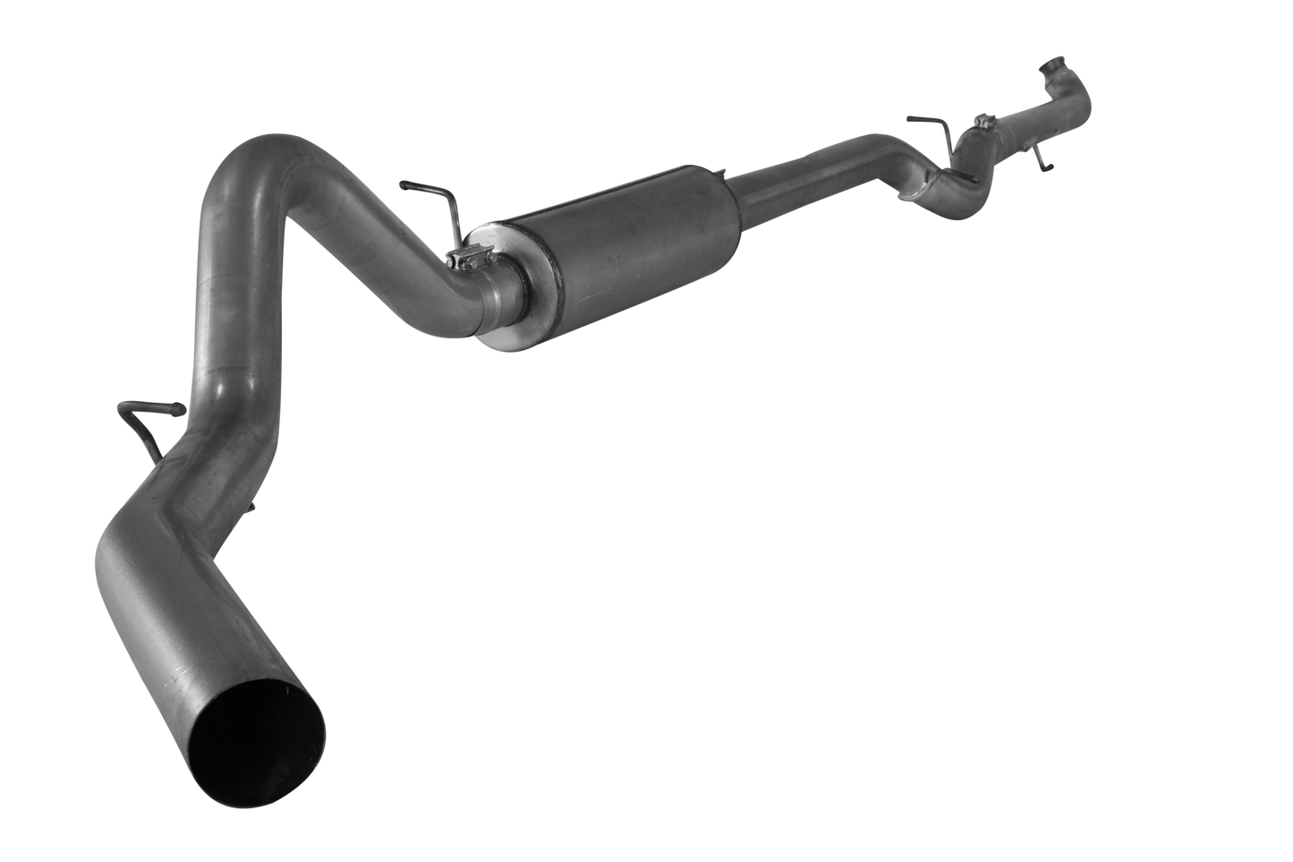 4" SS Downpipe Back Single | 2001-2004.5 GM 2500/3500 6.6L DURAMAX