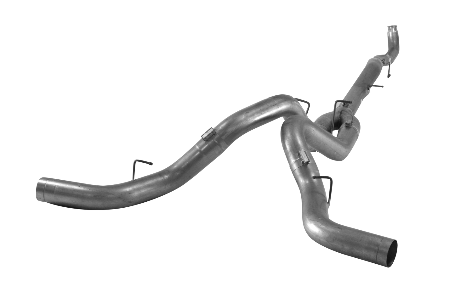 5" Downpipe Back Dual | 2017-2019 GM 2500/3500 6.6L DURAMAX L5P No Muffler
