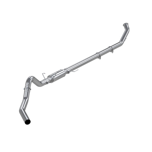 4" Turbo Back, Race System with muffler, AL, 2007-2009 RAM 2500/3500 Cummins