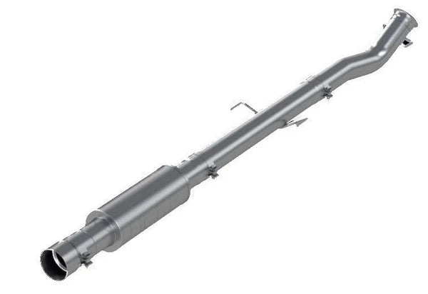4" Race Pipe without bungs, with muffler AL, 2019-2022 RAM 2500/3500 6.7L ,All Models