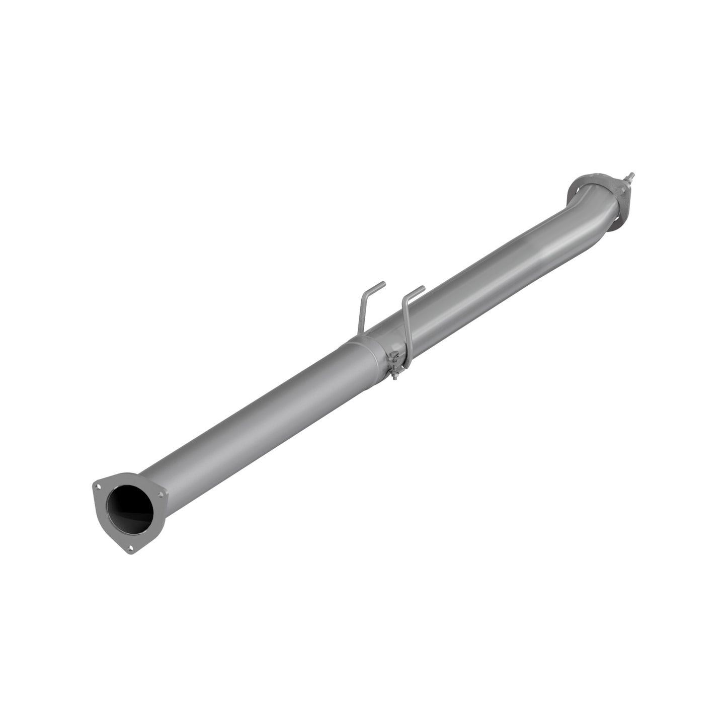 4" Race Pipe without bungs, AL, 2011-2016 Ford F250/350/450 6.7L