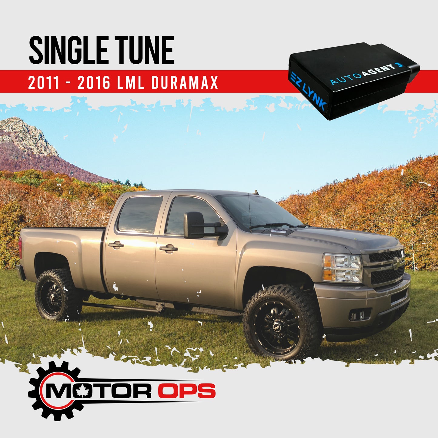 5 Tune Pack 2011-2016 LML Duramax for Ez Lynk