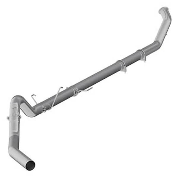 5" Turbo Back, Single Side Exit, No Muffler, T409, 2004-2009 RAM 2500/3500 Cummins "600/610"