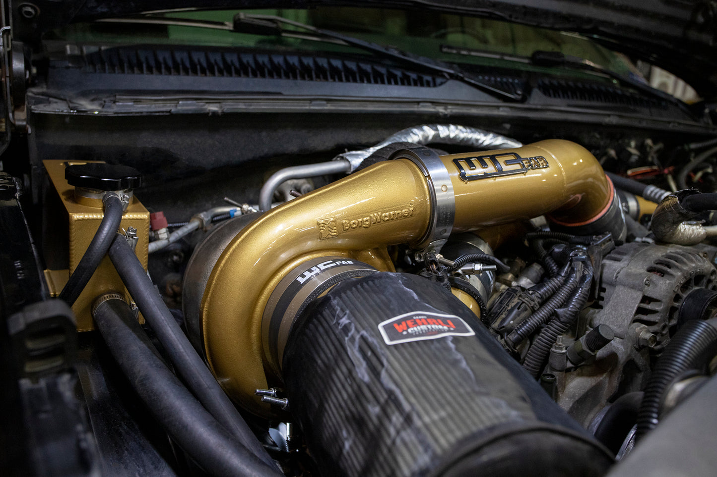 Twin Turbo Kit S400/Stock, for 2001-2004 Duramax LB7