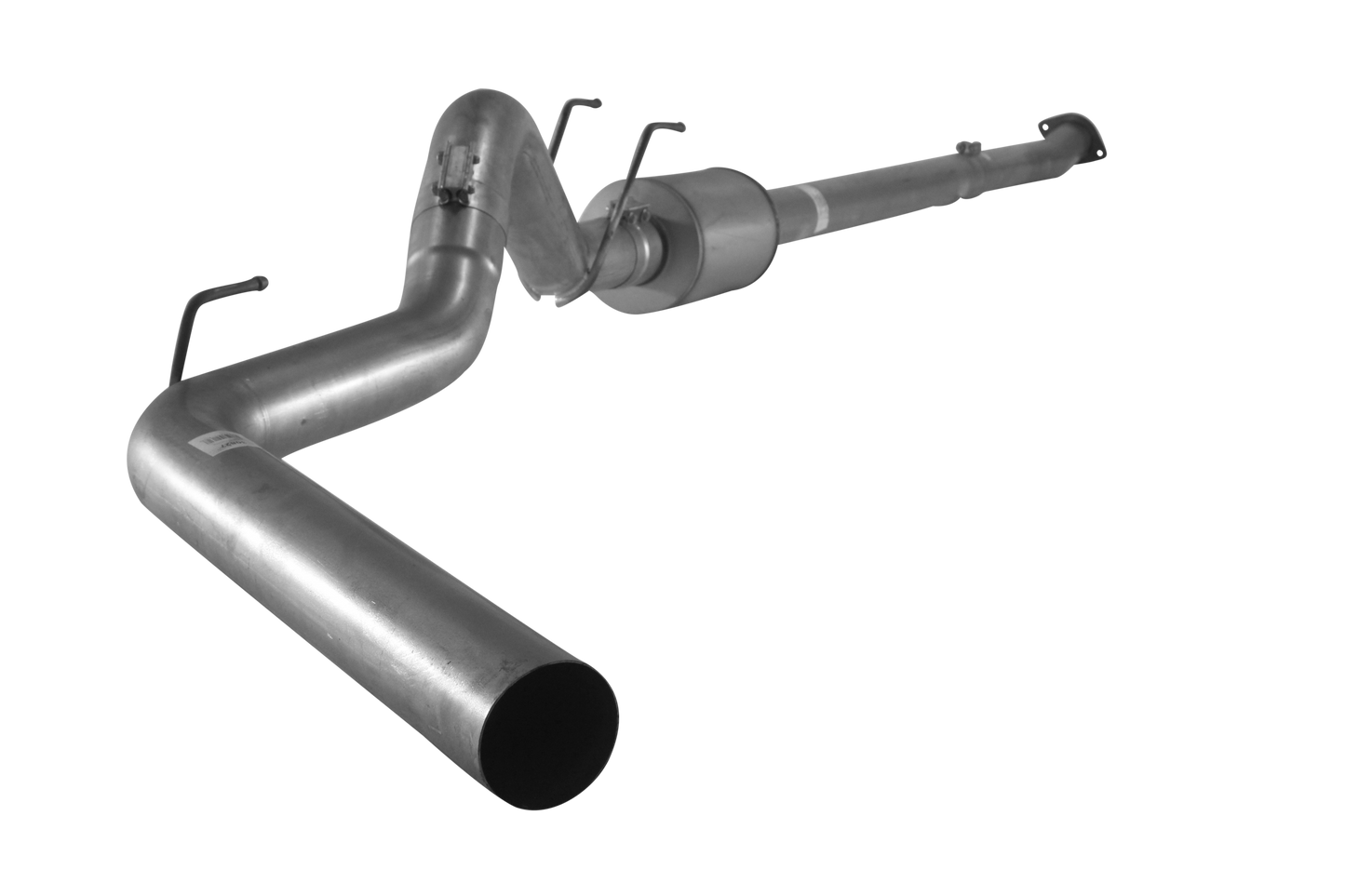 4" SS Downpipe Back Single Exhaust | 2011-2019 Ford 6.7L F350/F450/F550 C&C Powerstroke