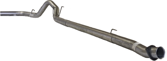 4" SS Downpipe Back Single No Muffler | 2020-2022 Ford 6.7L F250/F350 Powerstroke