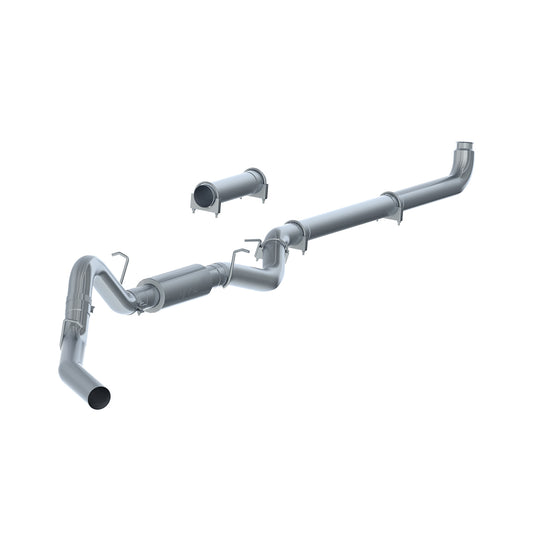 4" Down Pipe Back, Race System (includes front pipe),  2007-2010 Chevy/GMC 2500/3500 Duramax, Classic, EC/CC