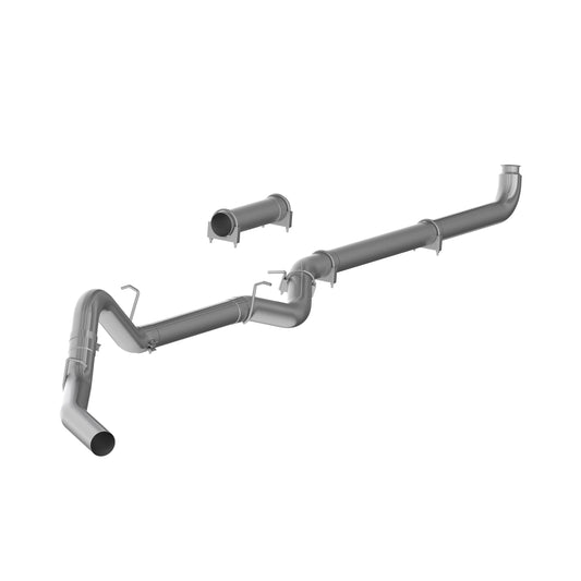 4" Down Pipe Back, Race System (includes front pipe) without muffler, 2007-2010 Chevy/GMC 2500/3500 Duramax, Classic, EC/CC