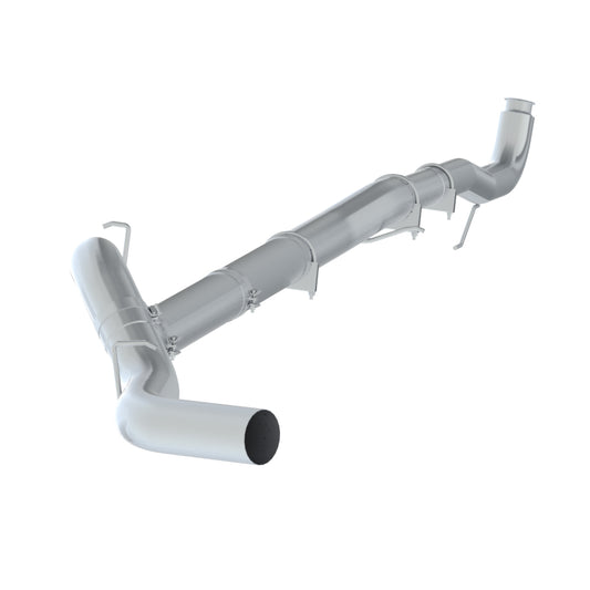 5" Down Pipe Back, Race System, without bungs, without muffler, AL, 2011-2015 Chevy/GMC 2500/3500 HD