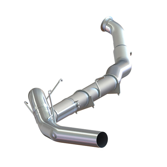 5” Turbo Back, Race System, no bungs, without muffler, AL, 2010-2012 RAM 2500/3500 6.7L