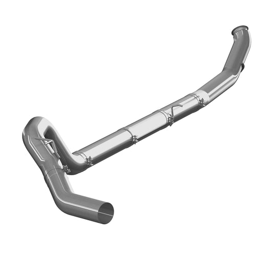 5” Turbo Back, Race System, no bungs, without muffler, AL, 2013-2018 RAM 2500/3500 6.7L