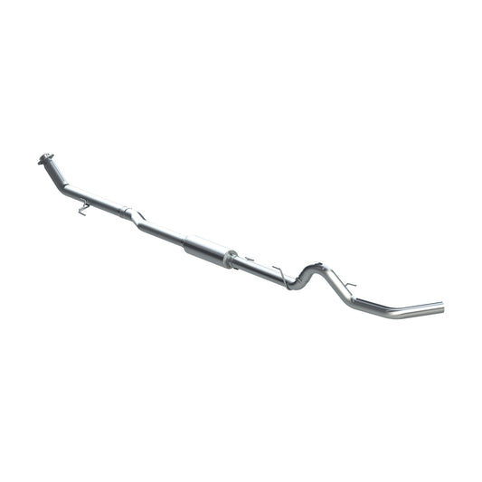 3.5 " Tubo Back, Race System, no bungs, with muffler, AL, 2018-2019 Ford F-150 3.0L POWERSTROKE