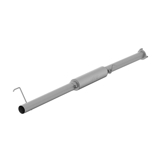 4" Race Pipe, without bungs, with muffler, AL, 2013-2018 RAM 2500/3500 6.7L