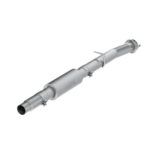 4" Race Pipe without bungs, with muffler AL, 2008-2010 Ford F250/350/450 6.4L