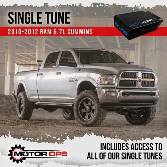 5 Tune Pack 2010-2012 RAM 6.7L Cummins for Ez Lynk