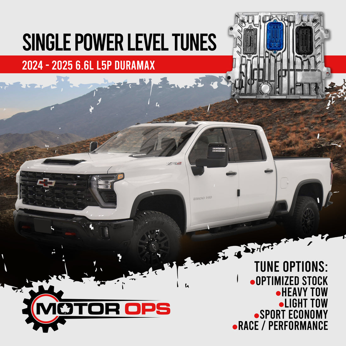 Single Tune 2024-2026 Duramax L5P for HP Tuners – Motor Ops