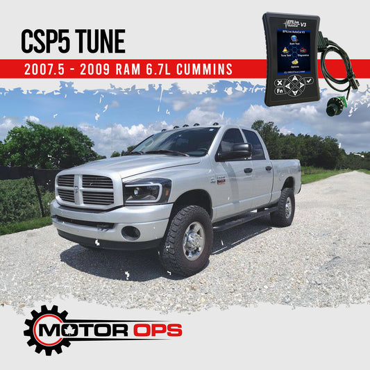 CSP5 (SOTF) Tune for 2007.5-2009 RAM 6.7L Cummins