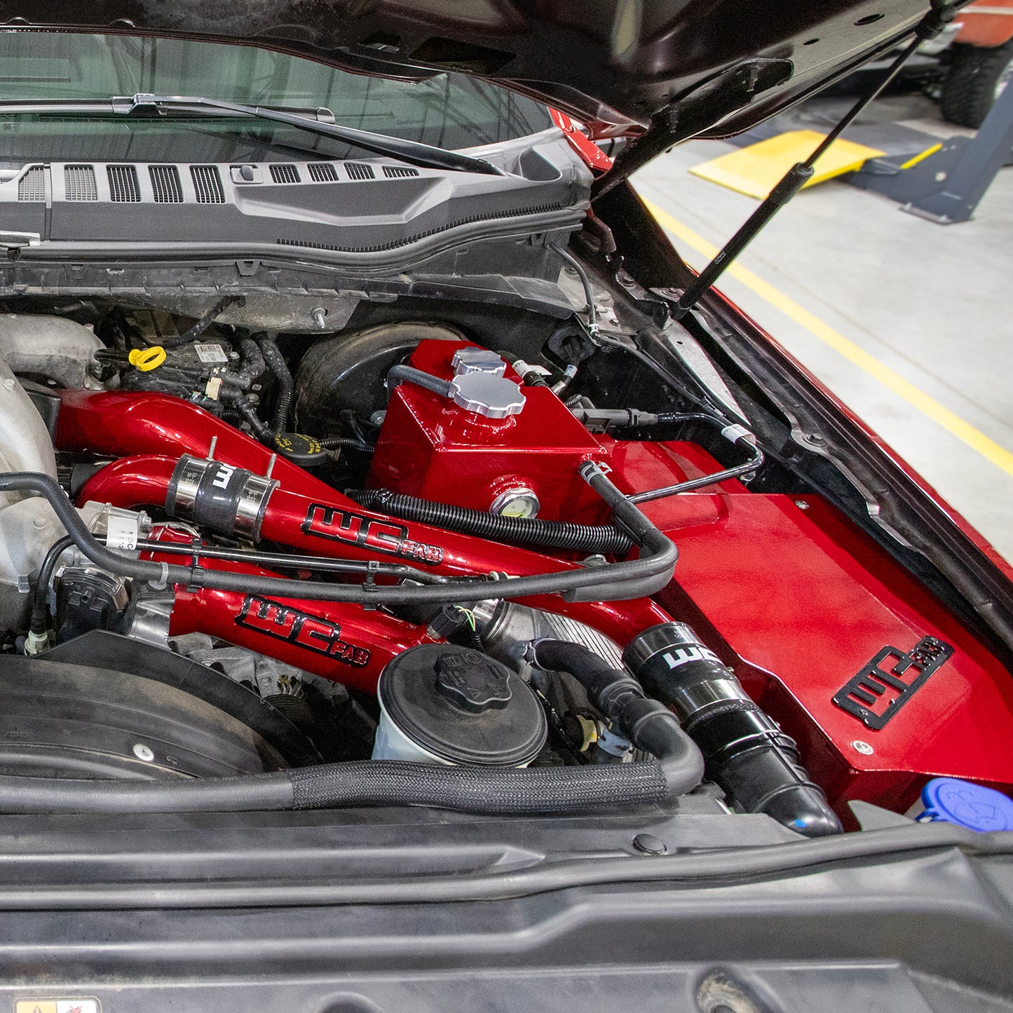 Coolant Tank & Battery Box, for 2017-2024 6.7L Power Stroke