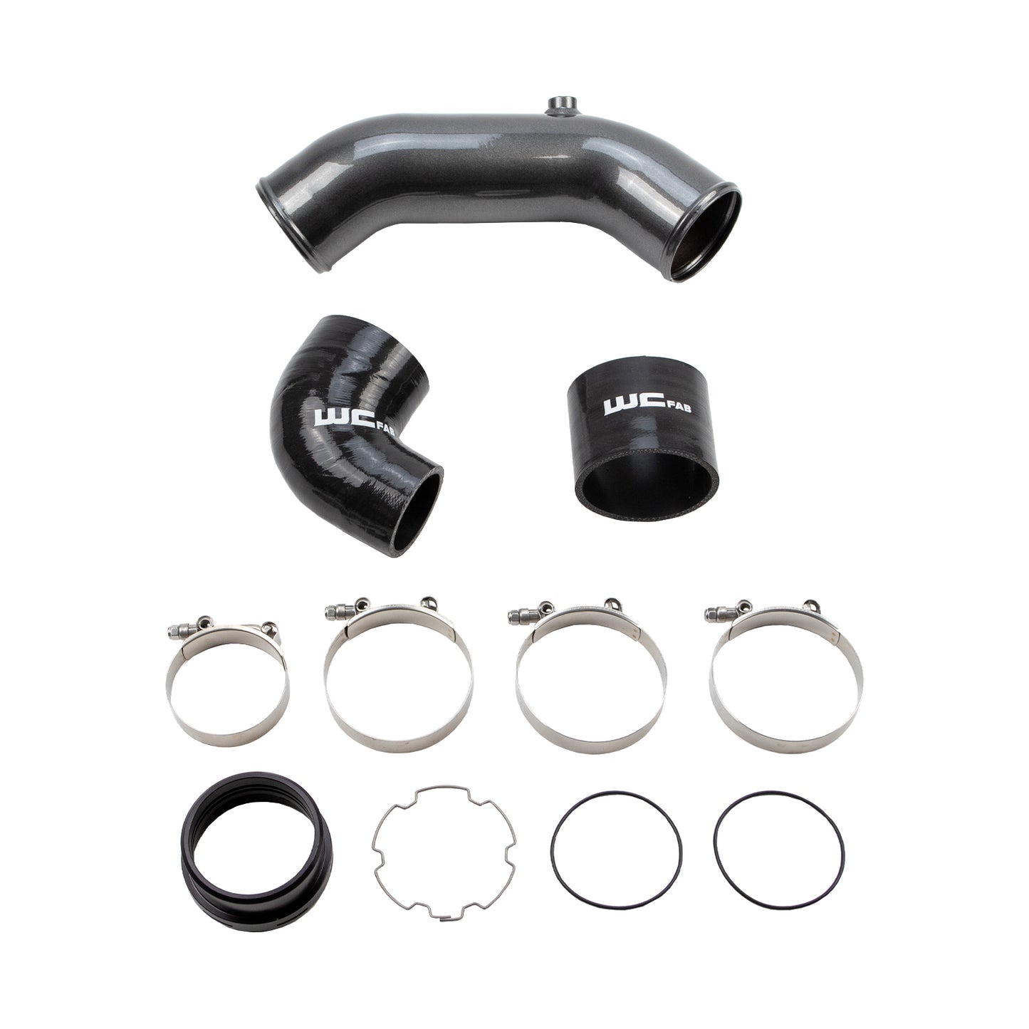 Cold Side 3.5 in. Intercooler Pipe, 17-24 Ford 6.7L Power Stroke