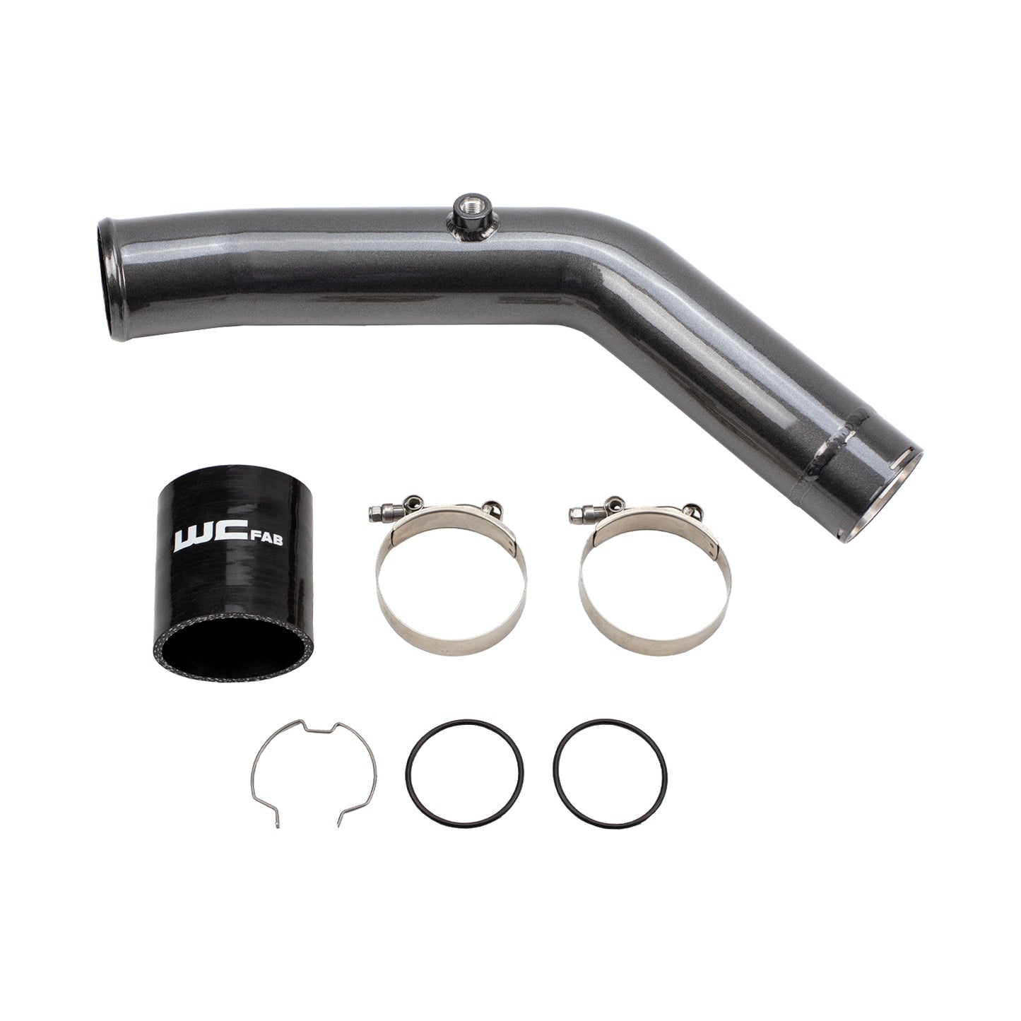 Hot Side 3in. Intercooler Pipe, 23-24 Ford HO Power Stroke 6.7L