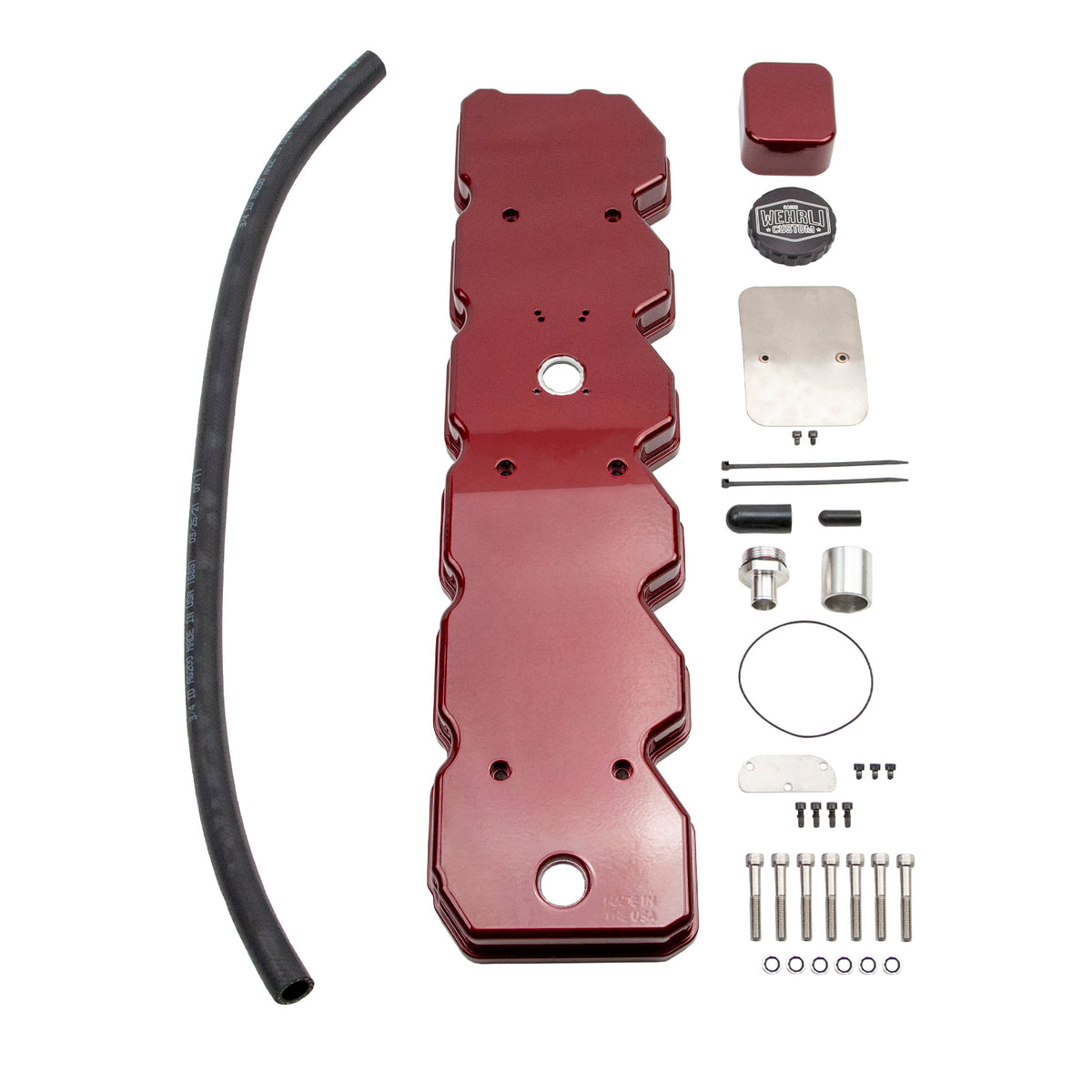 Valve Cover, Billet, WCFab X D&J Precision, 03-05 Cummins – Motor Ops