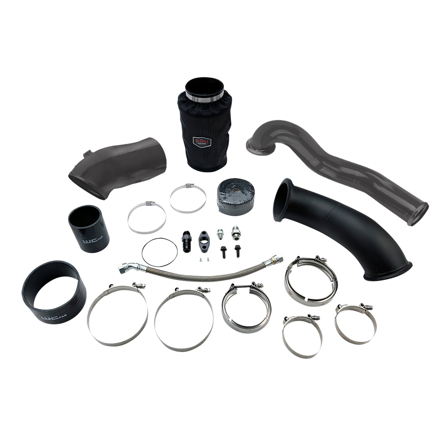 S400 High Mnt Turbo 2nd Gen Swap Kit, for 04.5-07 Cummins 5.9L