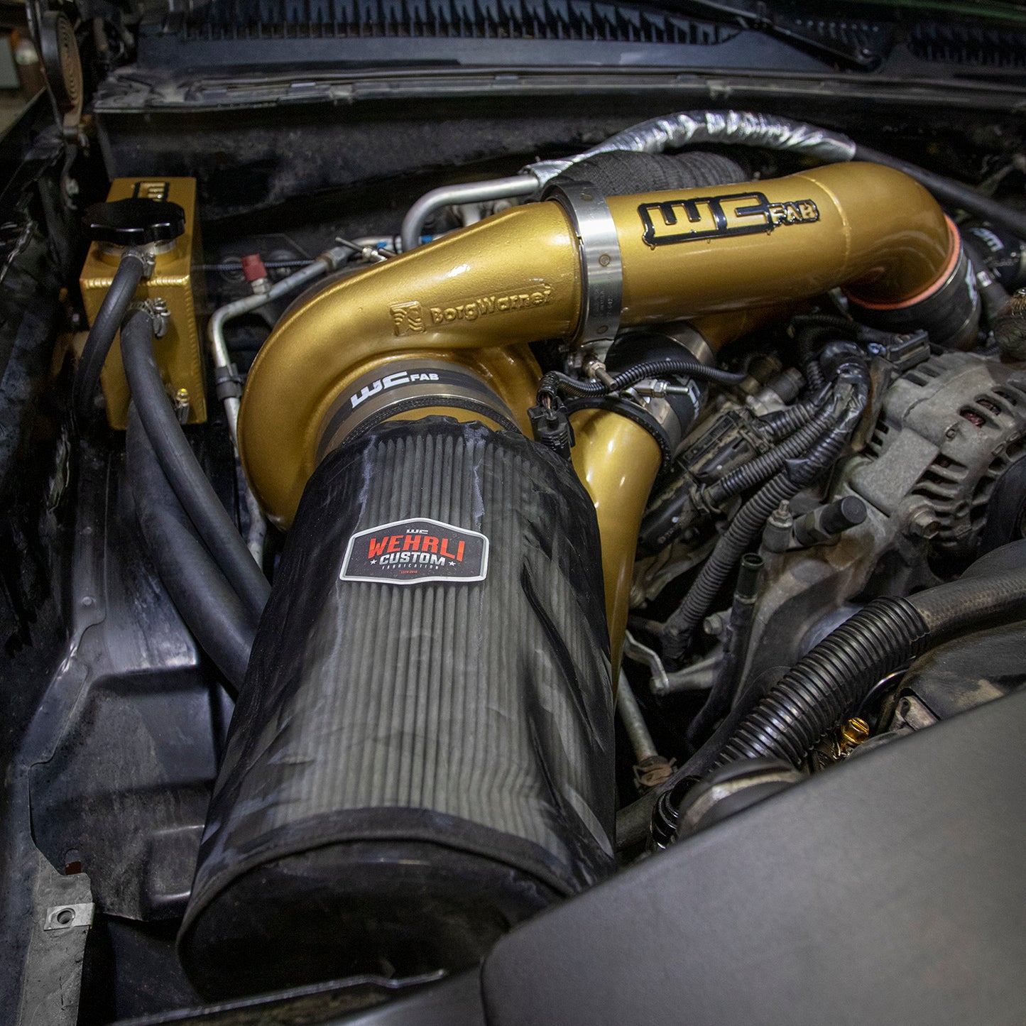 Twin Turbo Kit S400/Stock, for 2001-2004 Duramax LB7