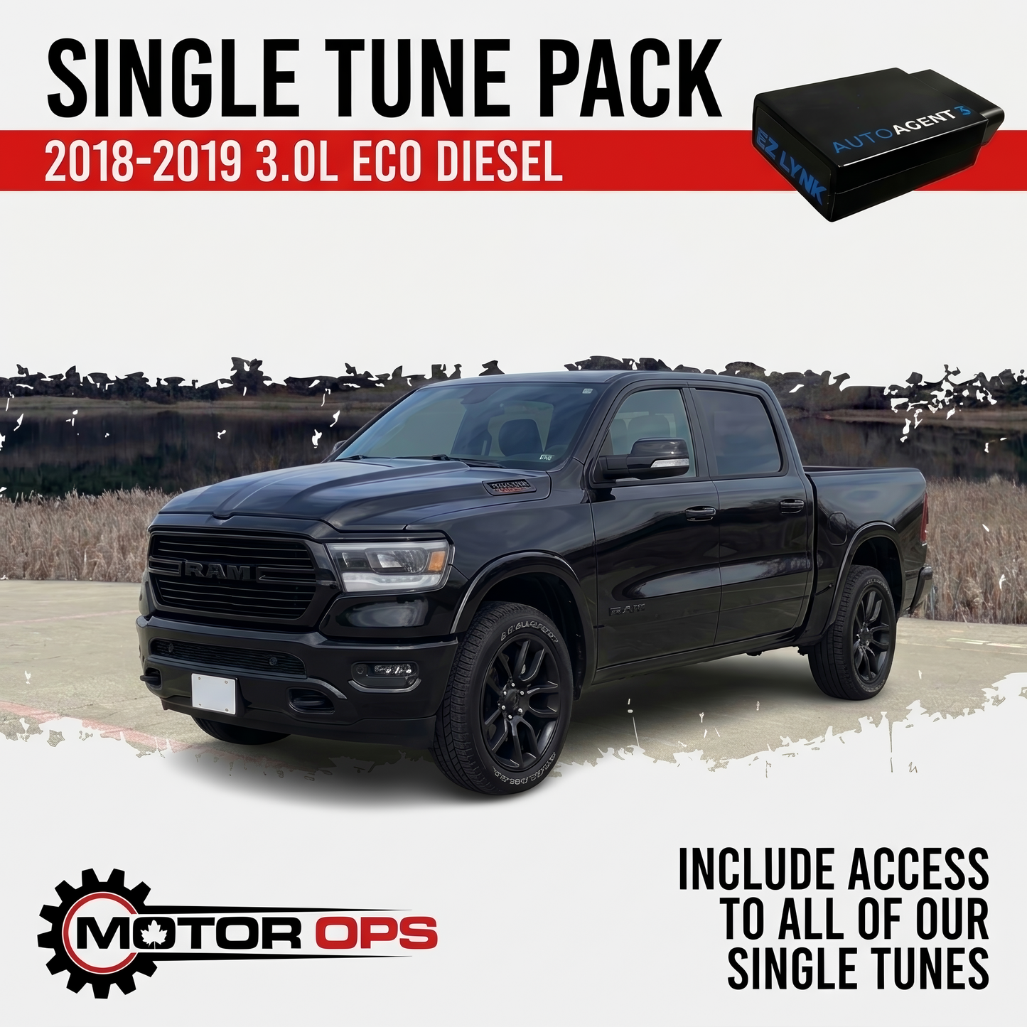 Tune Pack 2018-2019 3L Ram Eco Diesel for Ez Lynk