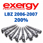 LBZ Exergy Reman 200% Over Injector Set of 8