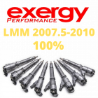 LMM Exergy Reman 100% Over Injector Set of 8