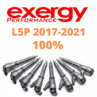 L5P Exergy New 100% Over Injector Set of 8