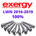 LWN Exergy New 100% Over Injector Set of 4