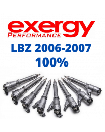 LBZ Exergy Reman 100% Over Injector Set of 8
