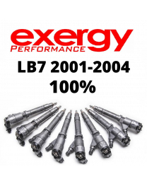 LB7 Exergy Reman 100% Over Injector Set of 8